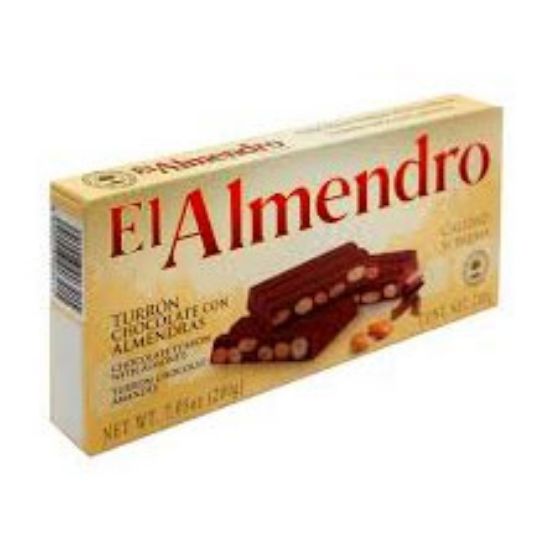 Picture of Turrón de chocolate. El Almendro 200 gramos