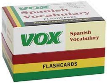 Picture of Spanish Vocabulary Flashcards